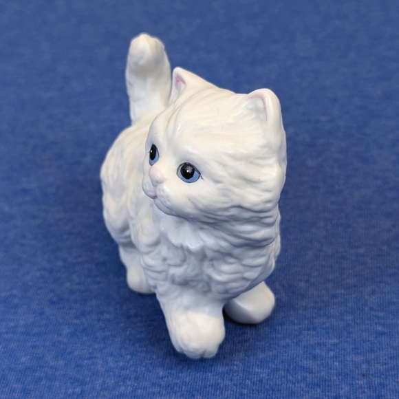 Vintage Kitten Cat Sculpture Homco Porcelain - Picture 2 of 9